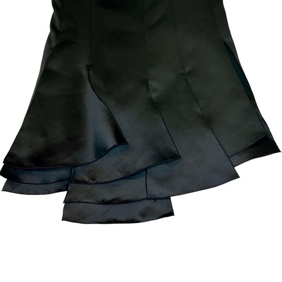 Tibi Luxury, $500 Retail, Layered, Scoop Neck, Sleeveless, Shift Dress, Black, 8 - Picture 6 of 11